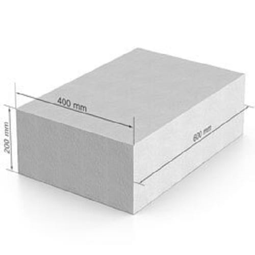 Стінові дрібні блоки з ніздрюв.бетону Hetten 600х200х400